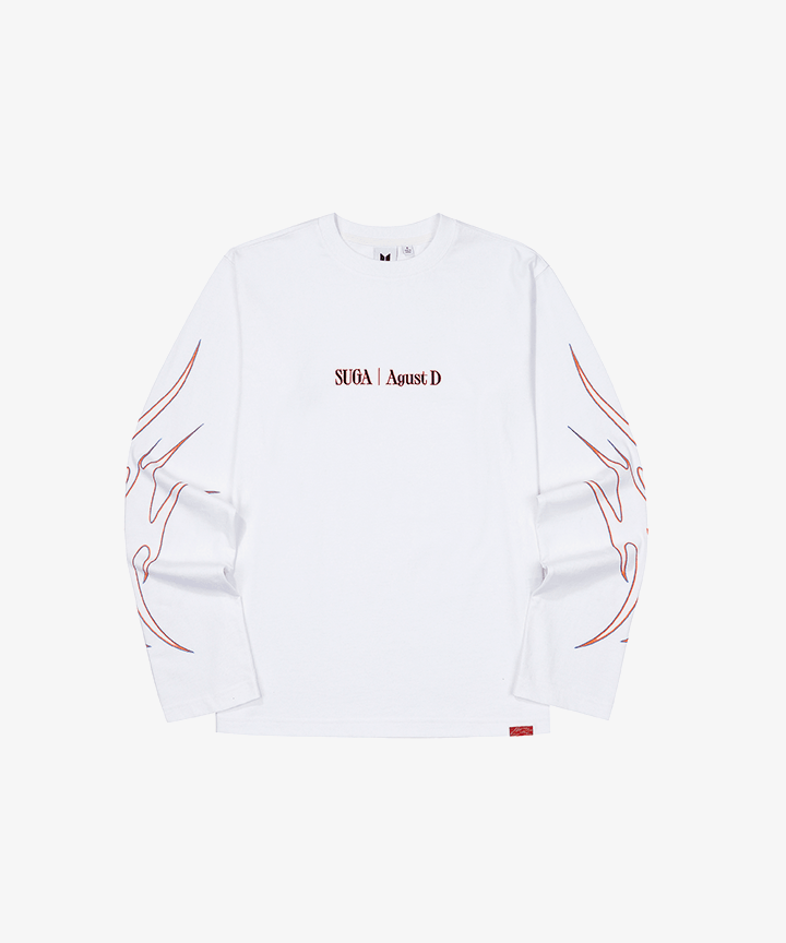 BTS] Suga : Agust D : D-Day : Long Sleeve T-Shirt (White) – krmerch