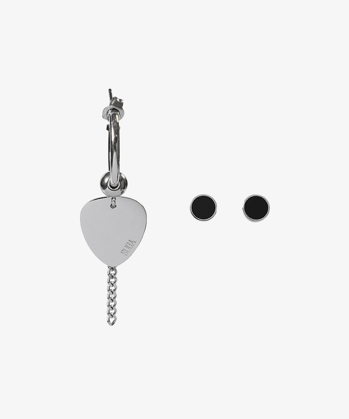 SUGA AgustD D-Daytour ピアス BTS ユンギ BTS] Suga : Agust D : D-Day : Earrings Set (Silver) – krmerch