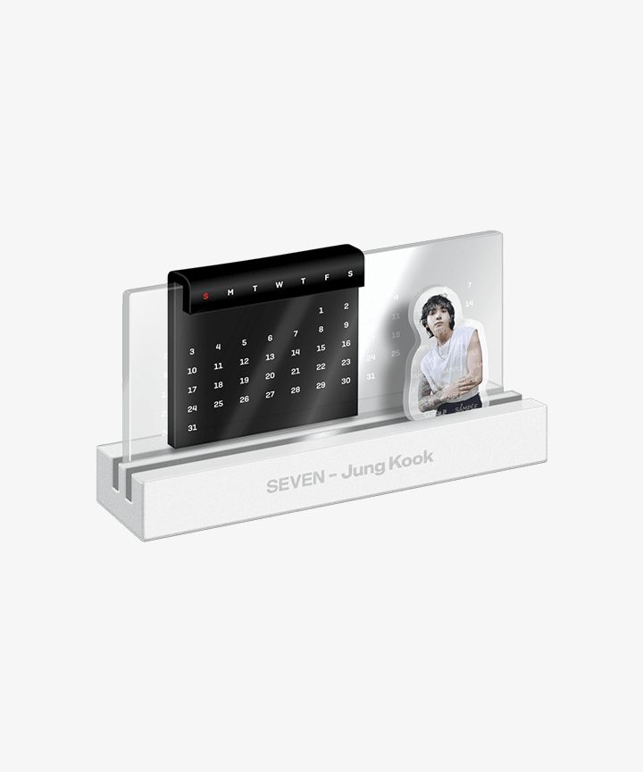 BTS] Jungkook : Seven : Acrylic Stand Calendar – krmerch