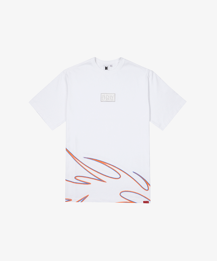 BTS] Suga : Agust D : D-Day : Oversized T-Shirt (White) – krmerch