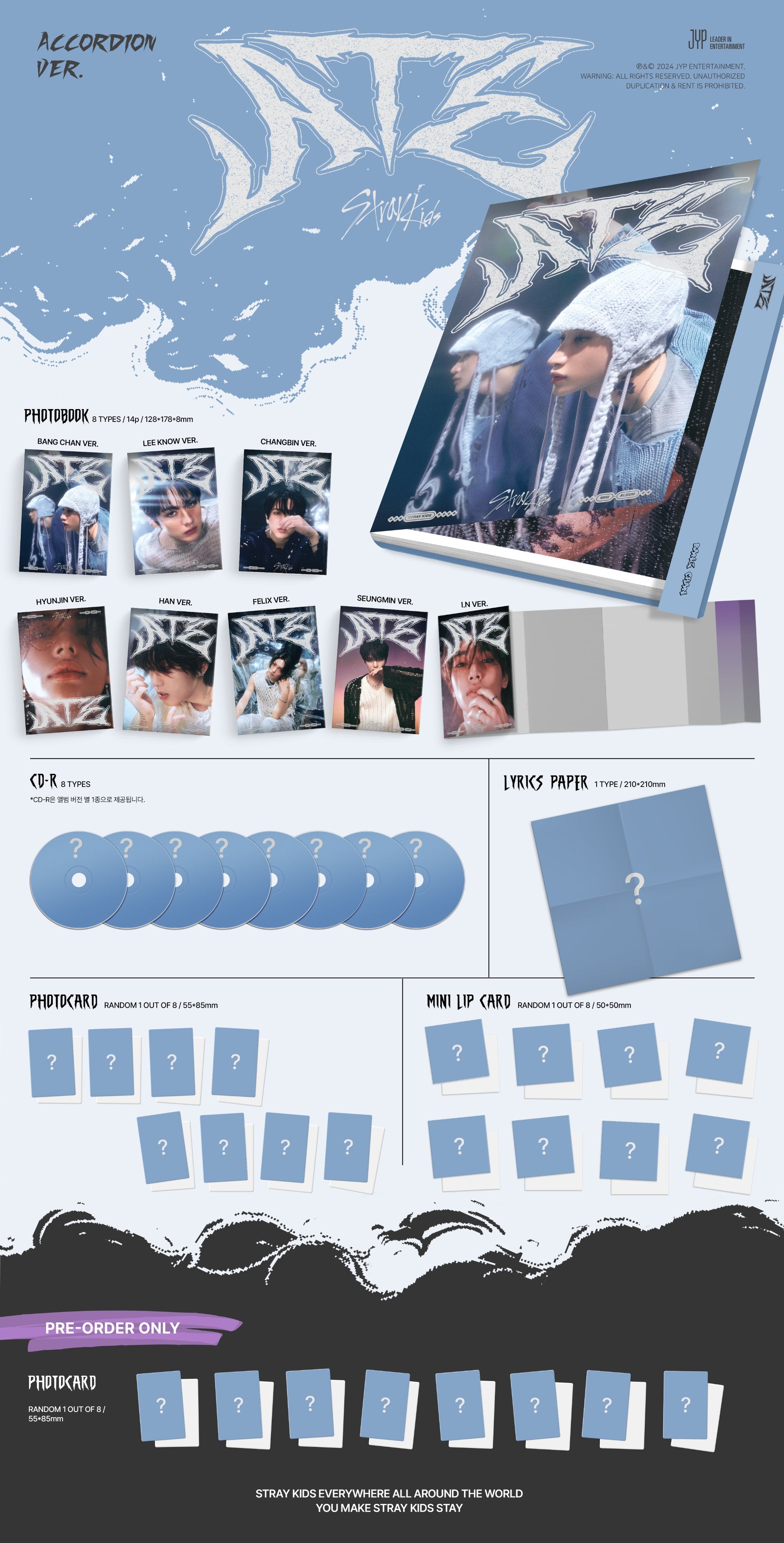 アイドル straykids accordion STRAY KIDS] Ate : Accordion Version – krmerch