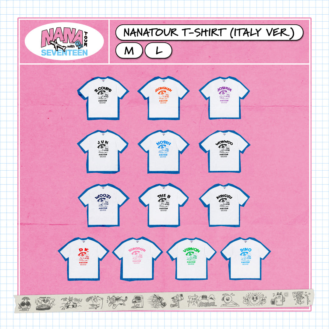 SEVENTEEN セブチ NANA TOUR ナナツアー ミンギュ Tシャツ m54393186609_1.jpg?1716396144