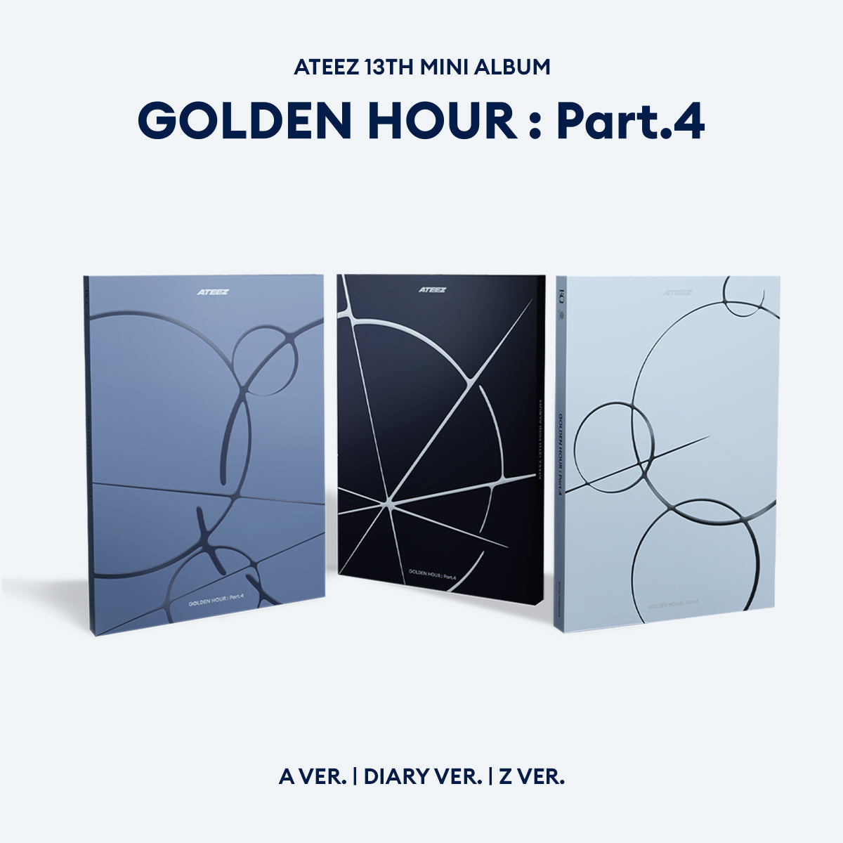 未開封 ATEEZ GOLDENHOUR Part.4 デジパック 8形態　x4 ATEEZ] Golden Hour Pt.4 – krmerch