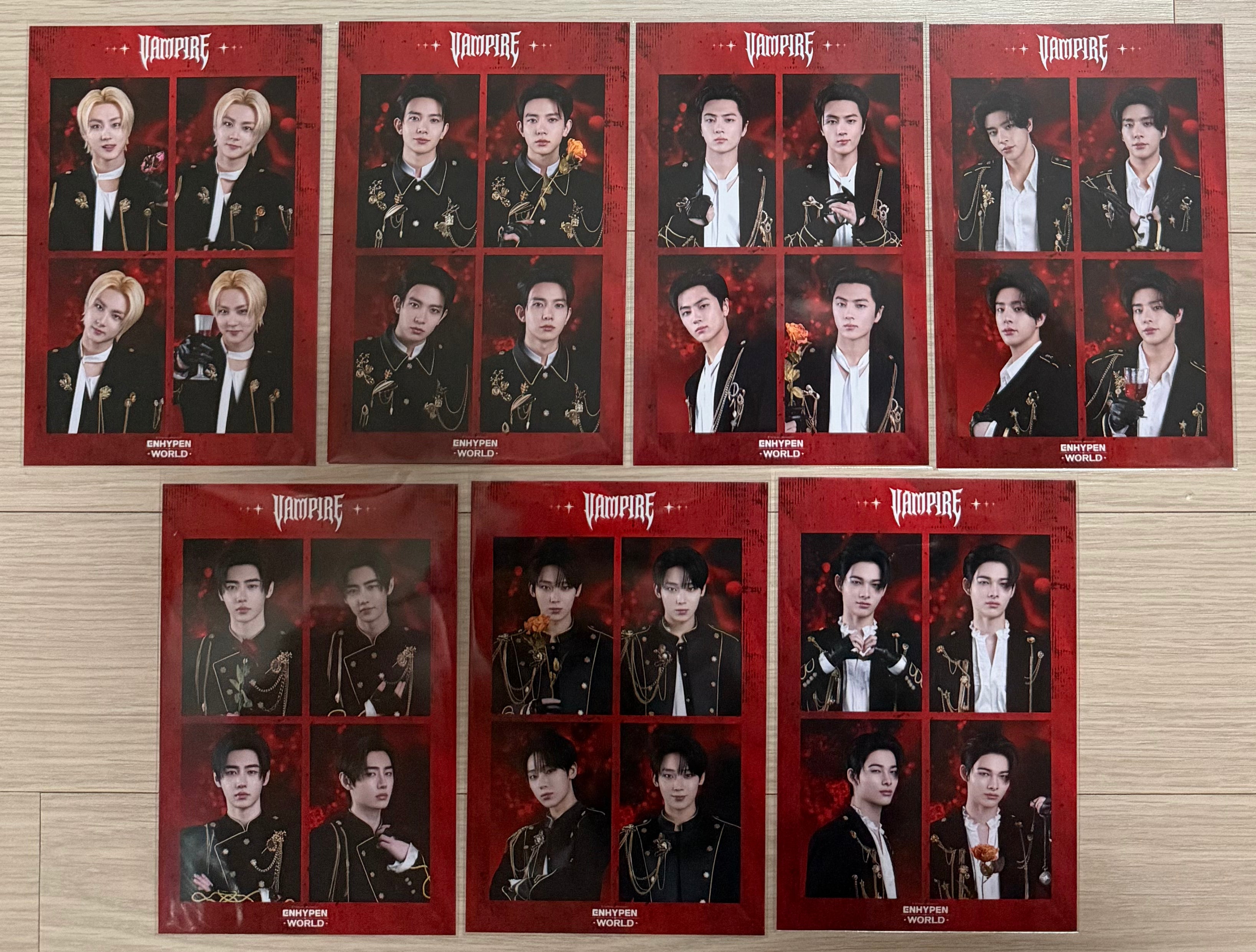 ENHYPEN] ENHYPEN WORLD : Eternal Moment : 4 Cut Photo (Vampire