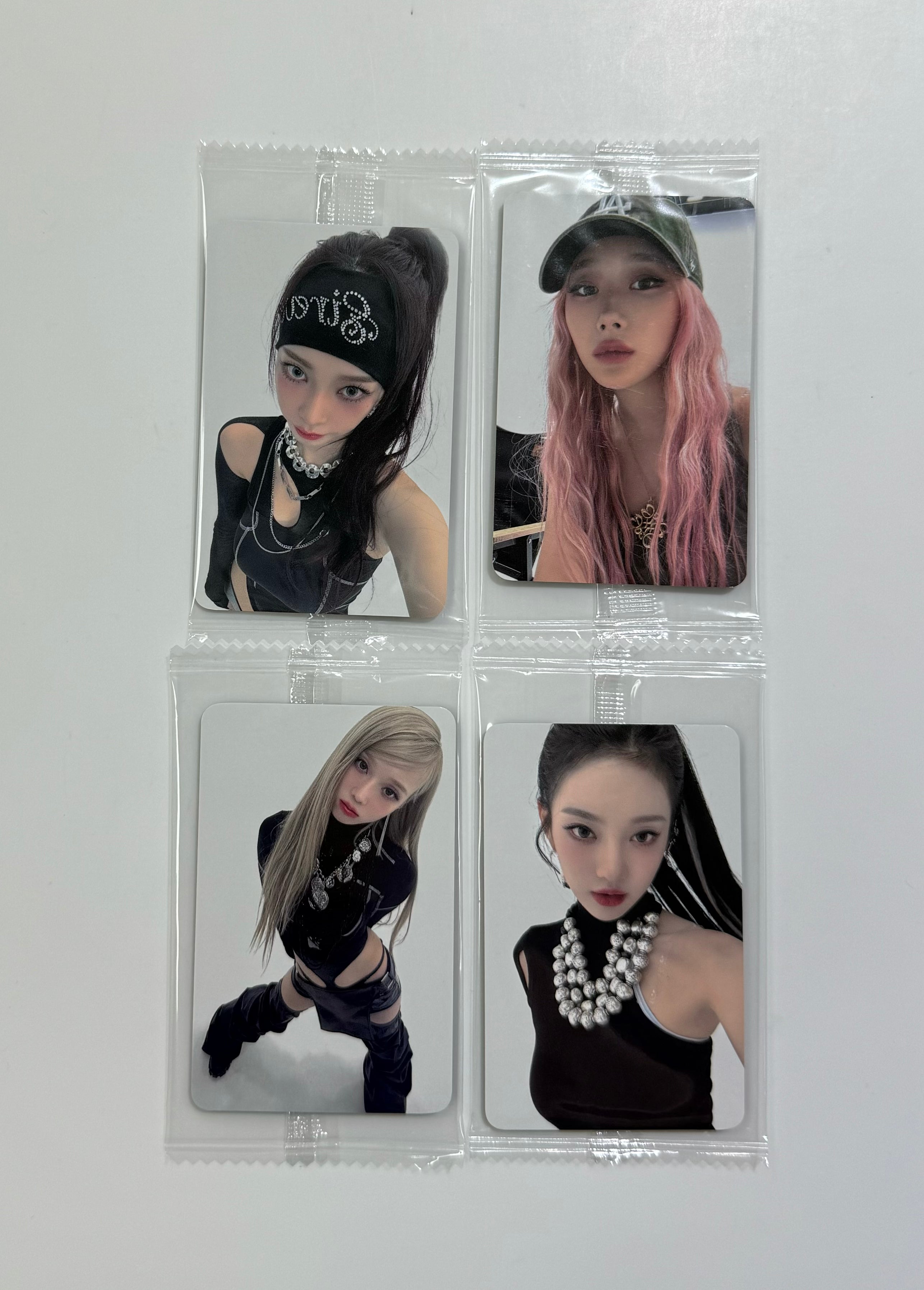 aespa whiplash ktown4u サイン会 トレカ 4枚コンプセット aespa Whiplash 5TH MINI ALBUM KTOWN4U EVENT PHOTO CARD