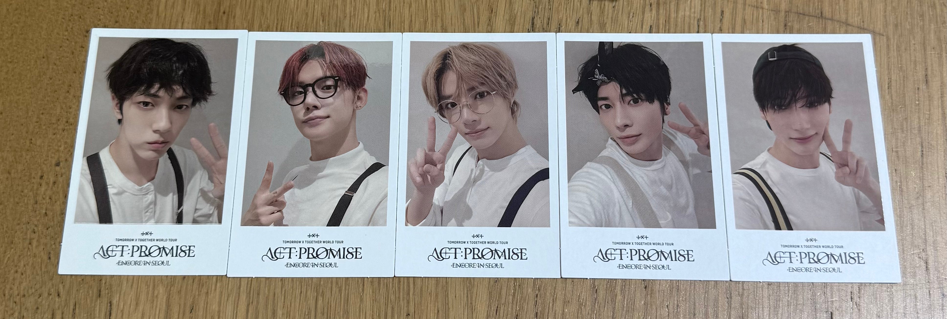 TXT] WORLD TOUR ENCORE IN SEOUL : Digital Code : POB Polaroid