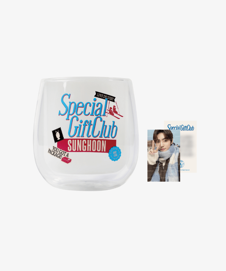 ENHYPEN ソンフン DOUBLE WALL GLASS MUG付属トレカ ENHYPEN] Sunghoon : Special Gift Club : Double Wall Glass