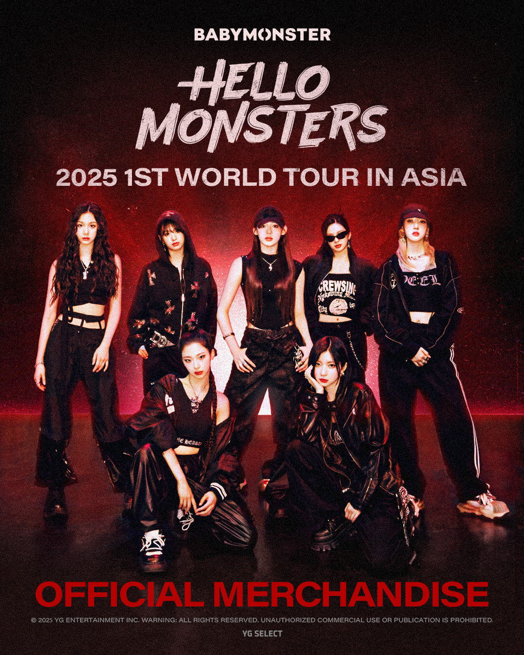 BABYMONSTER] Hello Monsters 2025 1st World Tour In Asia Official