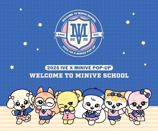 IVE] 2025 IVE x MINIVE Pop Up : Welcome to MINIVE Schoool MD – krmerch