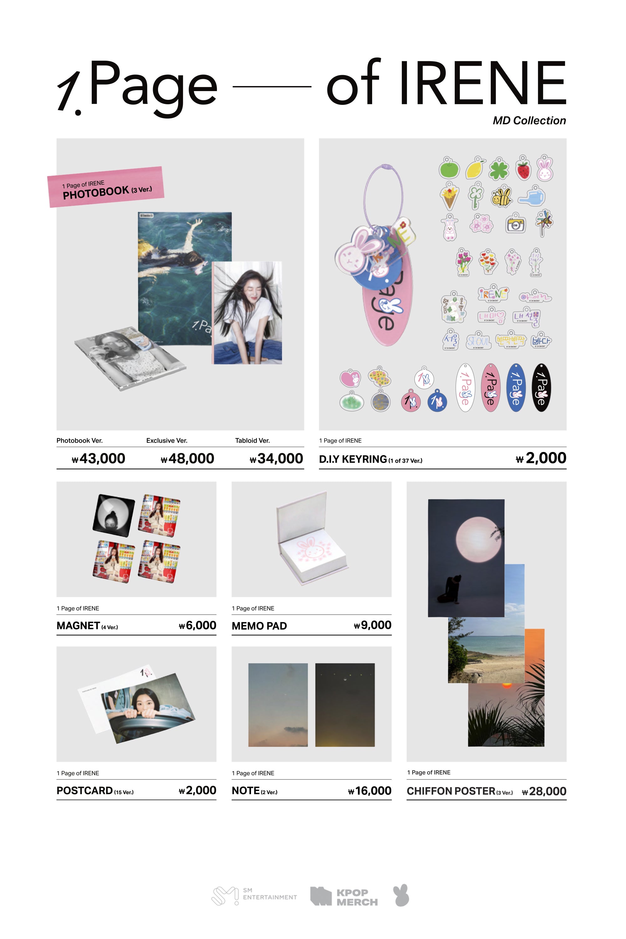 Red Velvet Irene Photo book < 1 page of Irene > 預訂🎈 details : Photo book  184p Photo card 1ea ( 共2款/ random) 💵 可先付每件訂金$100 或全款$380  ✈️以上為全款，已包含國際及韓國國內運費
