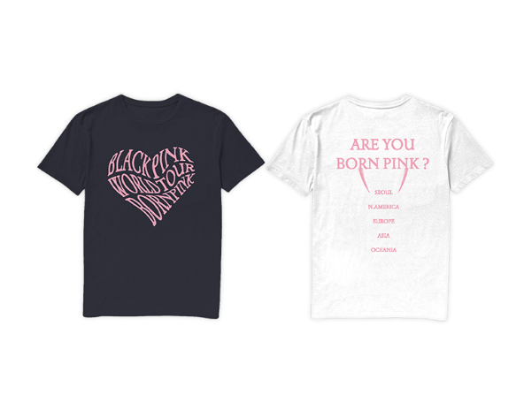 BLACKPINK] Born Pink : World Tour : T-Shirt – krmerch