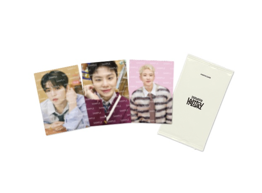 SEVENTEEN HOLIDAY タレントカード SEVENTEEN] Holiday : Instant Photo Sticker Card – krmerch