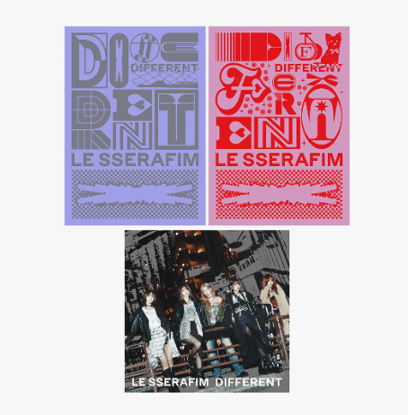 LE SSERAFIM] Different : Japan Edition – krmerch