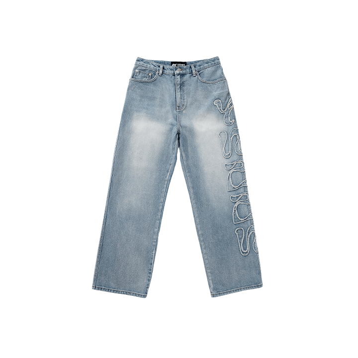 【美品】TXT ヨンジュン GGUM X DEINET DENIM PANTS TXT] Yeonjun : [GGUM X DEINET] Denim Pants – krmerch