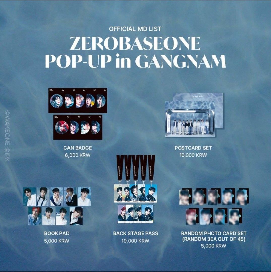 [ZEROBASEONE] Pop Up In Gangnam (Part 1) - Can Badge / Sung Han Bin
