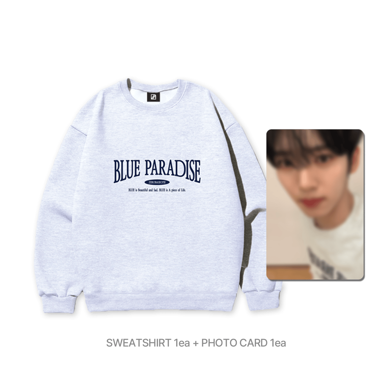 ZEROBASEONE popup スウェットシャツ ZEROBASEONE] Blue Paradise : Pop Up Store : Sweatshirt – krmerch