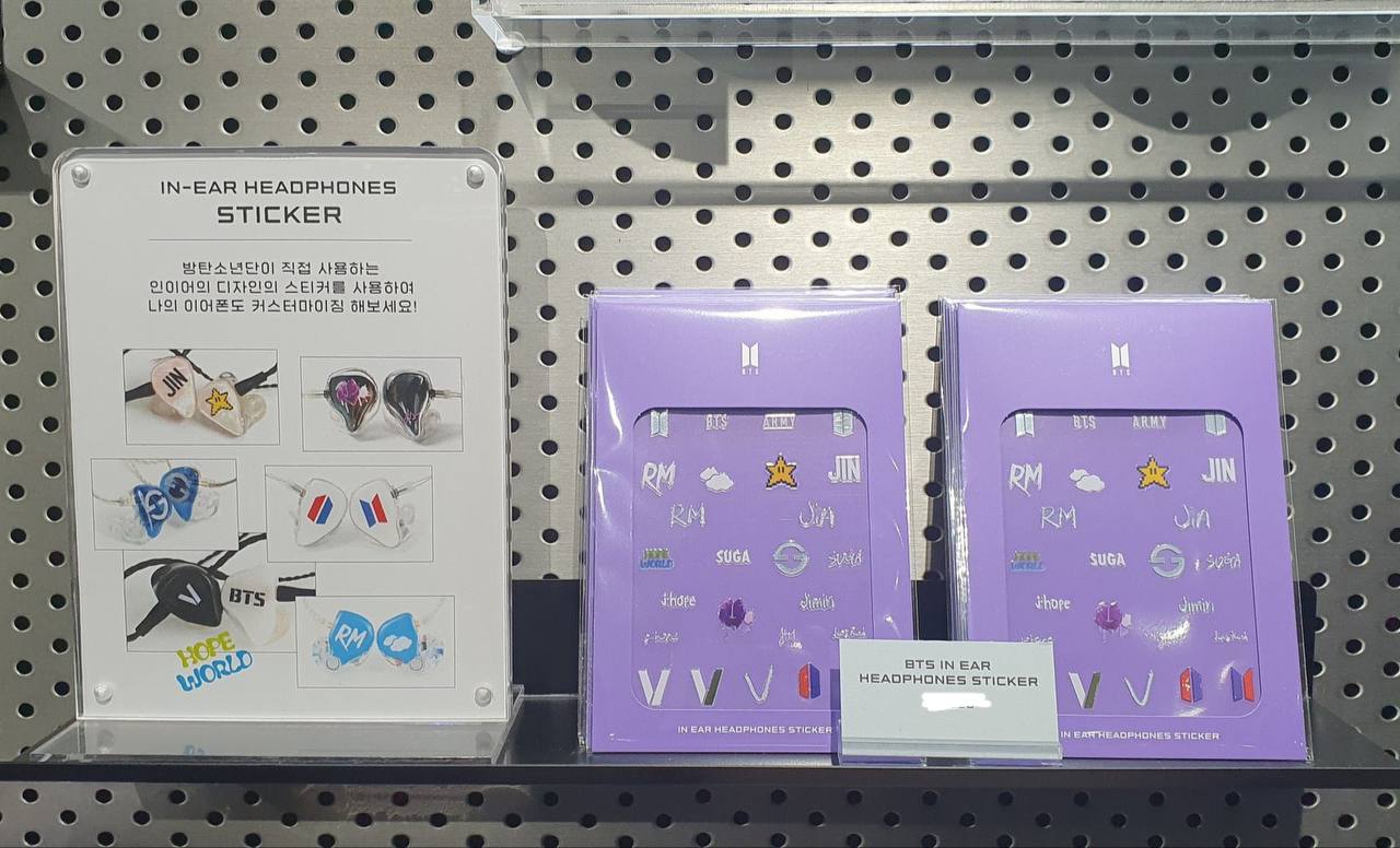 BTS  BTS In-Ear Headphones Sticker