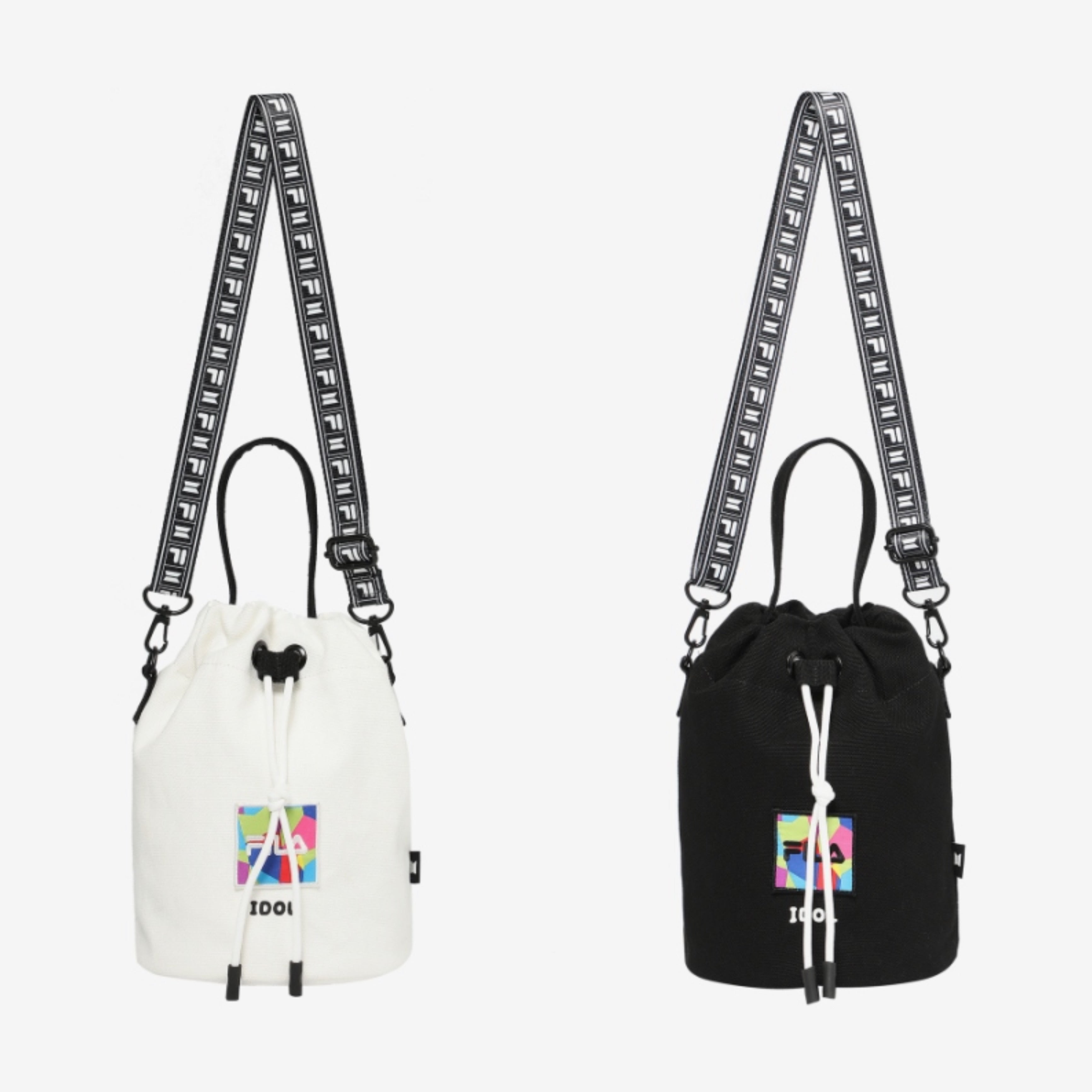 Bts fila 2025 bucket bag