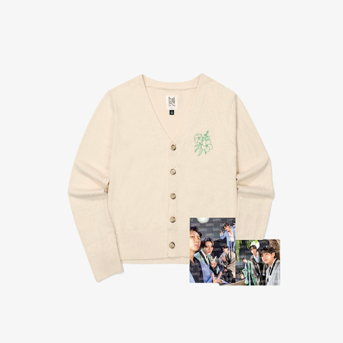 BTS DALMAJUNG Cardigan ダルマジュン カーディガン BTS] Dalmajung 2022 : Cardigan (Ivory) – krmerch