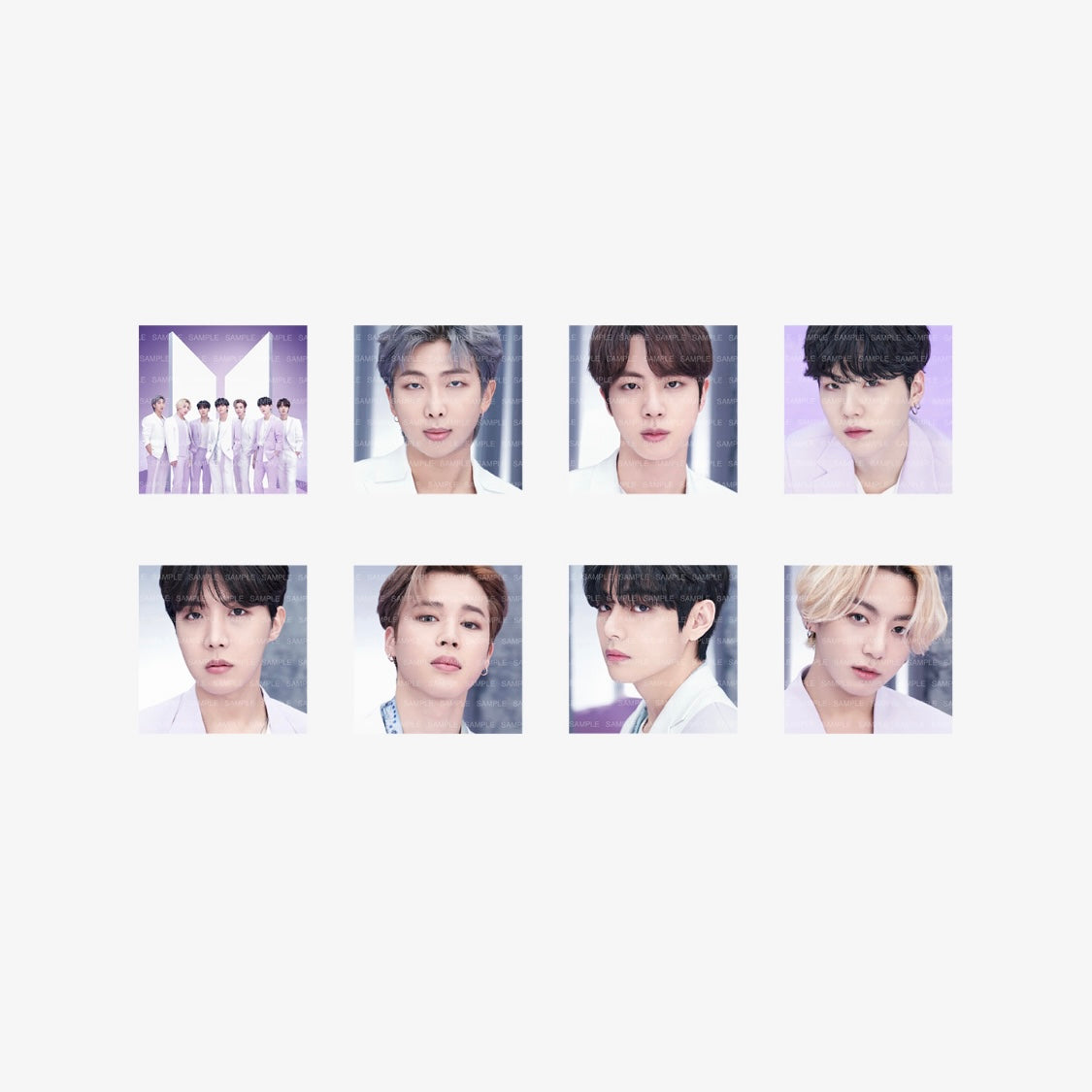 BTS] The Best : Photo Canvas Purple – krmerch