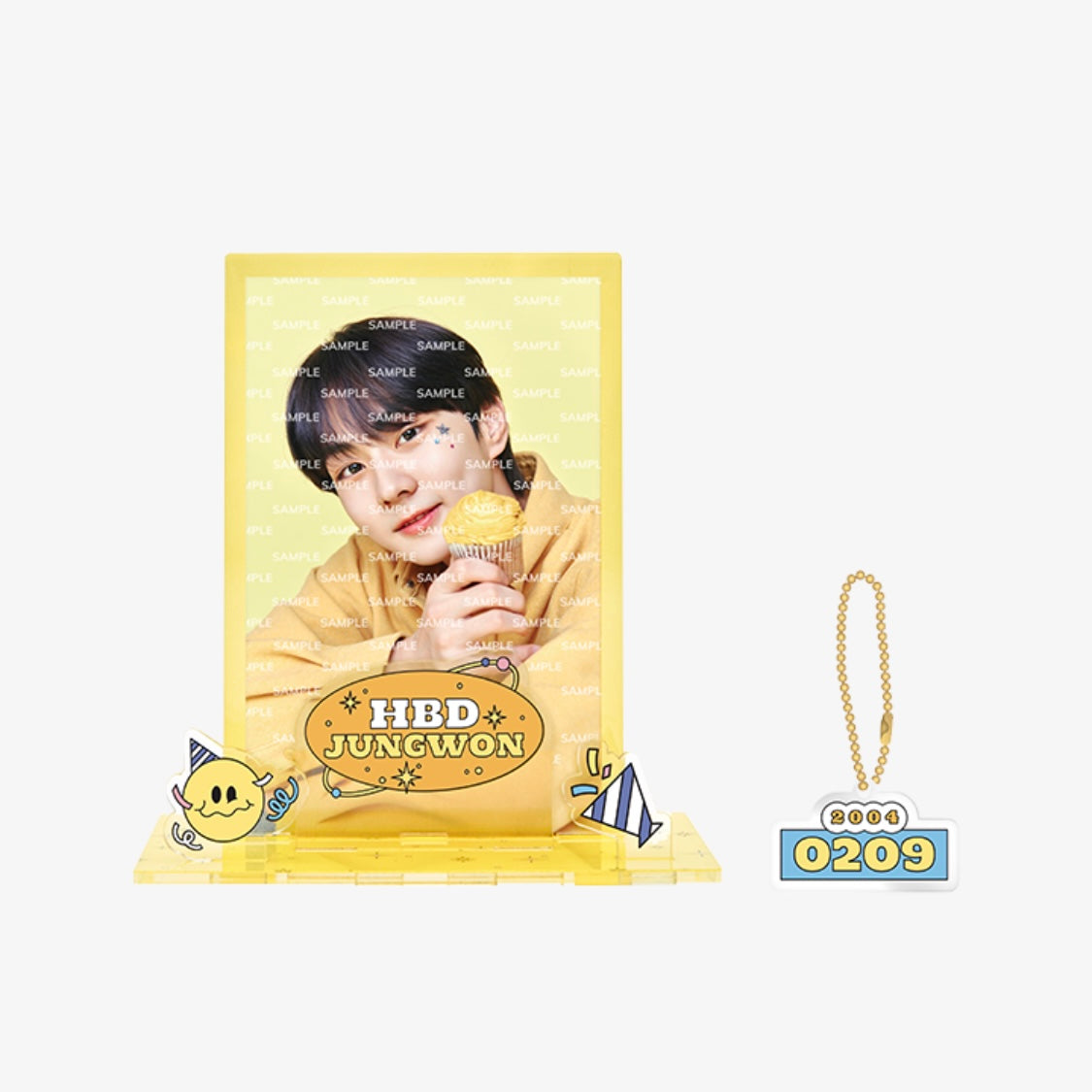 Enhypen Jungwon Birthday Official Merch Acrylic Frame And Keyring