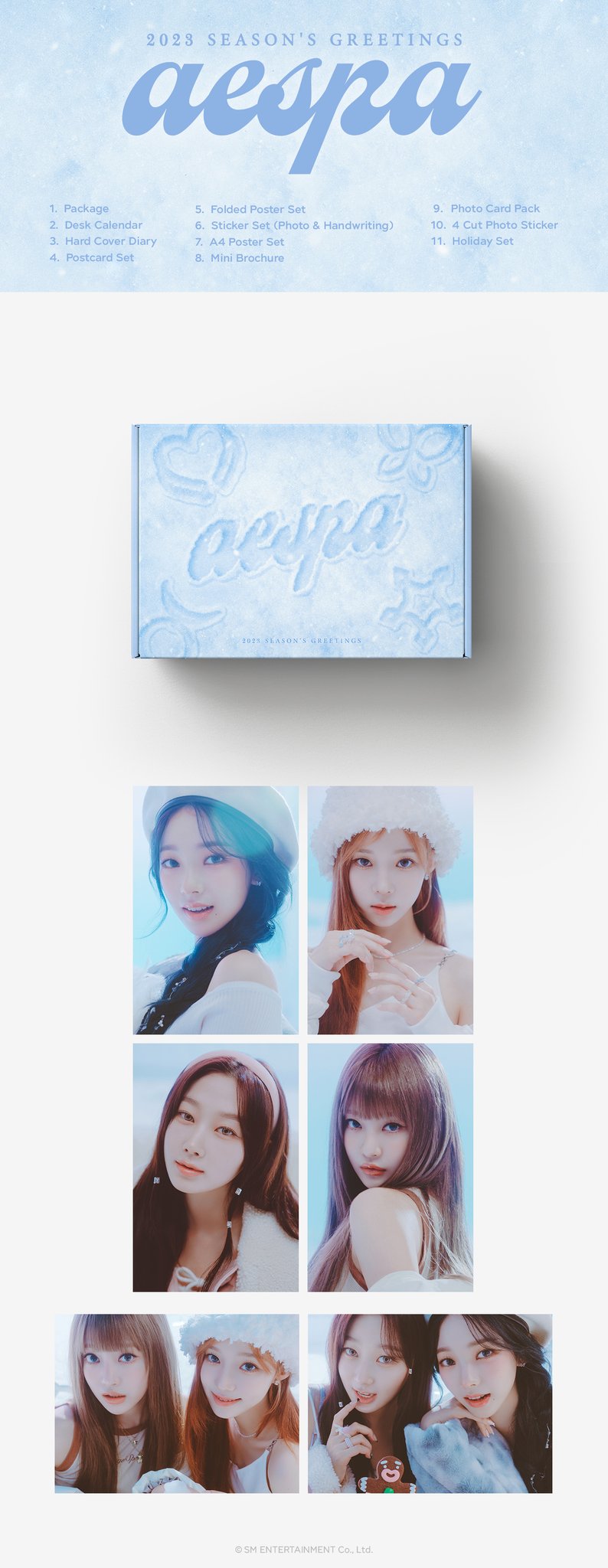 Aespa deals 2023 season greeting （brand new ）