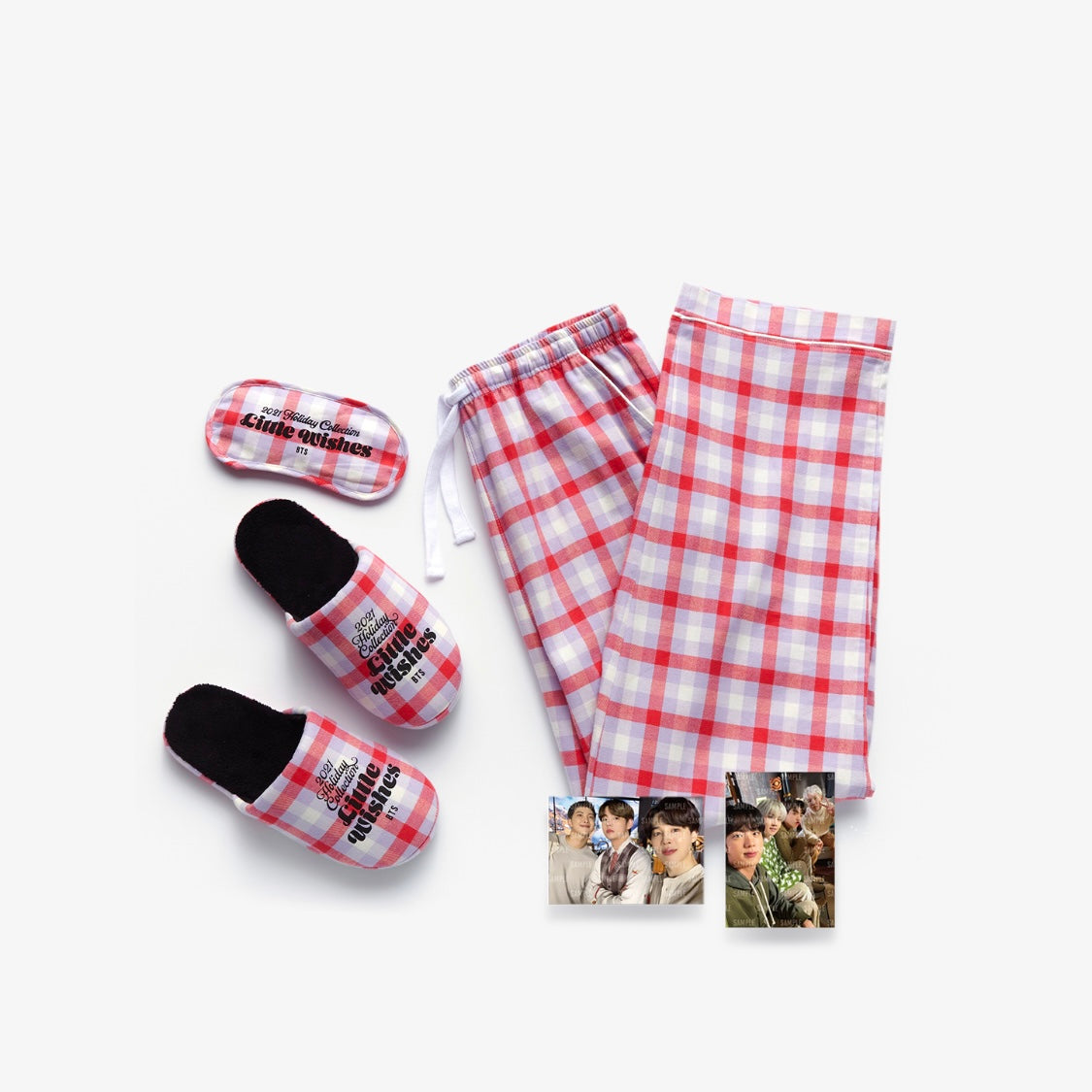 BTS] 2021 Holiday Collection : Little Wishes : Sleep Kit (Red