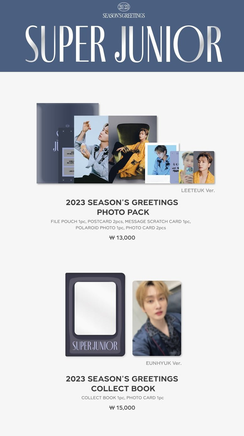 [SUPER JUNIOR] 2023 Season's Greetings MD krmerch