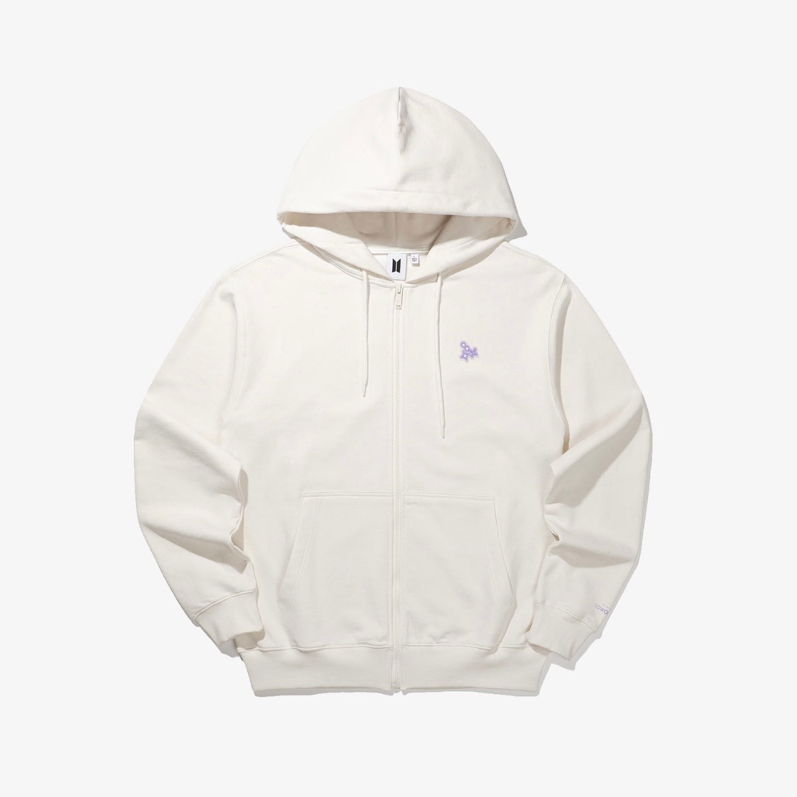 BTS] Sowoozoo : Zip-Up Hoody (Ivory) – krmerch