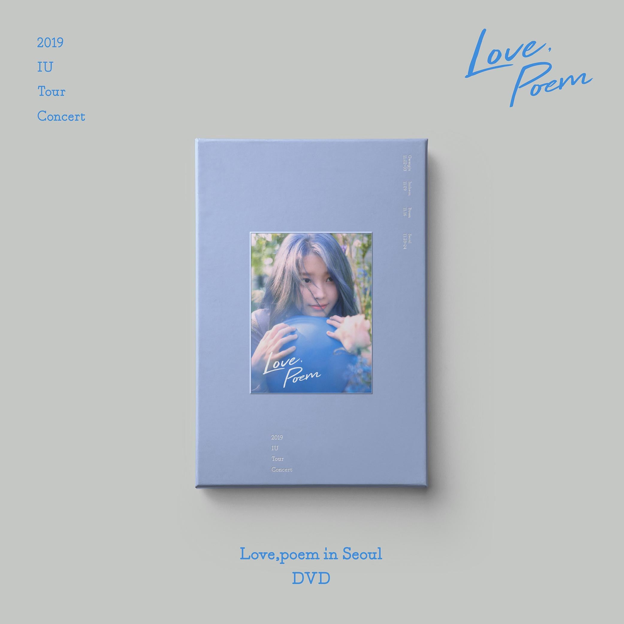 IU Love Poem Live DVD アイユー IU] 2019 IU Tour Concert : Love, poem in Seoul DVD/Bluray