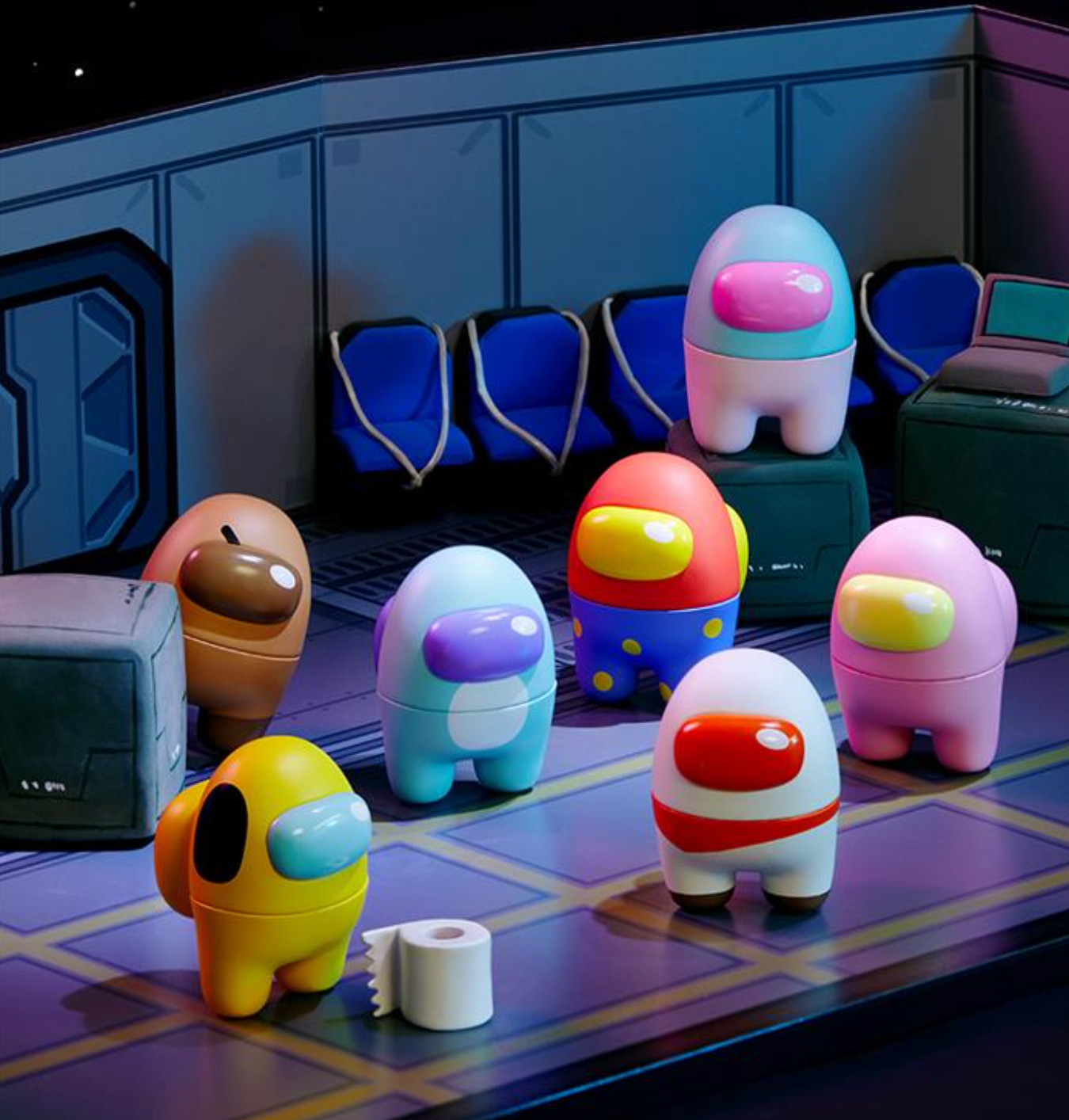 防弾少年団(BTS) - BT21 Among us アモングアス スタンディングぬいぐるみ CHIMMY BT21 X AMONG US STANDING FIGURE | LIMITED EDITION - Music Plaza
