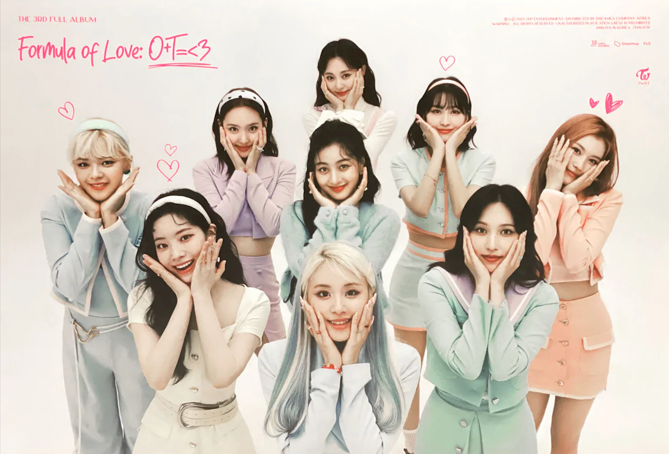 TWICE] Formula Of Love : O+T=<3 (Full Of Love) : Poster – krmerch