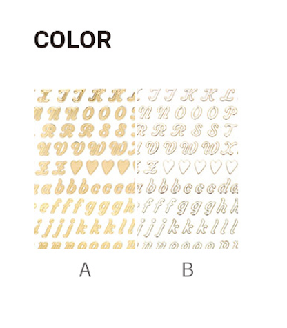 Gold Alphabet Stickers