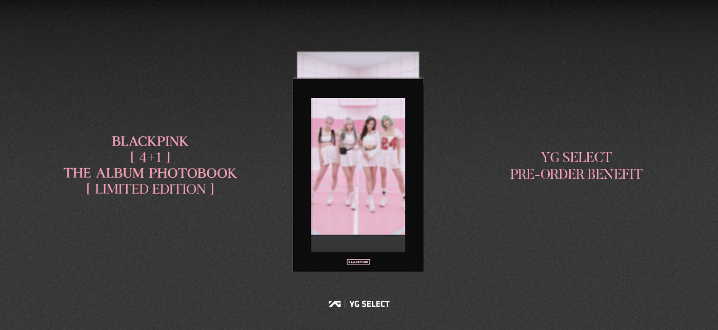 BLACKPINK] 4+1 The Album Photobook : Limited Edition : YG POB