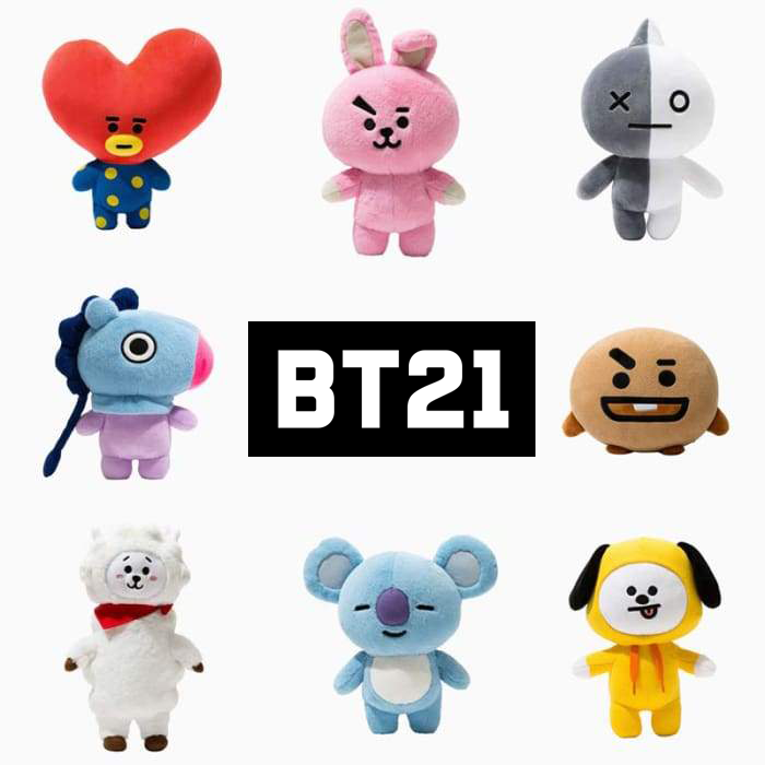 BT21 Standing Plush Doll