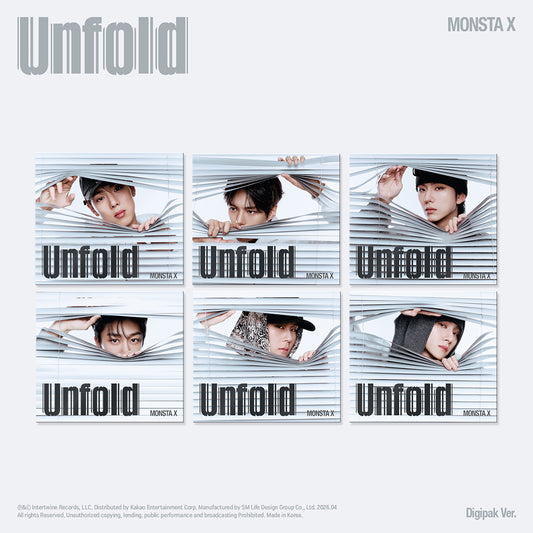 [MONSTA X] Unfold : Digipack Ver