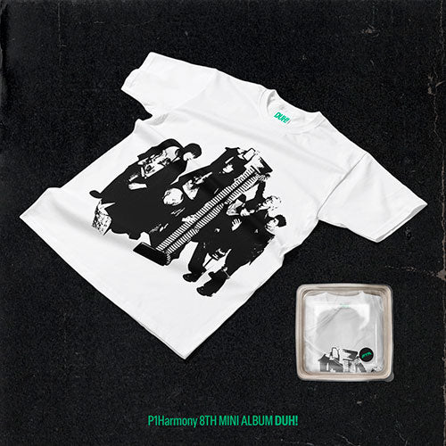 [P1HARMONY] Duh! : MD/Plain White Tee Ver