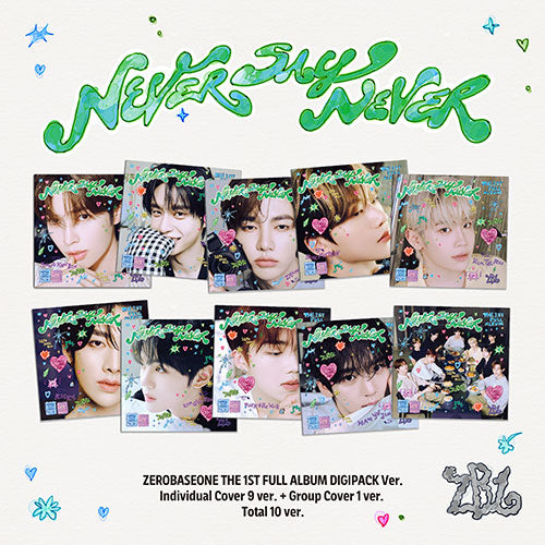 [ZEROBASEONE] Never Say Never : Digipack