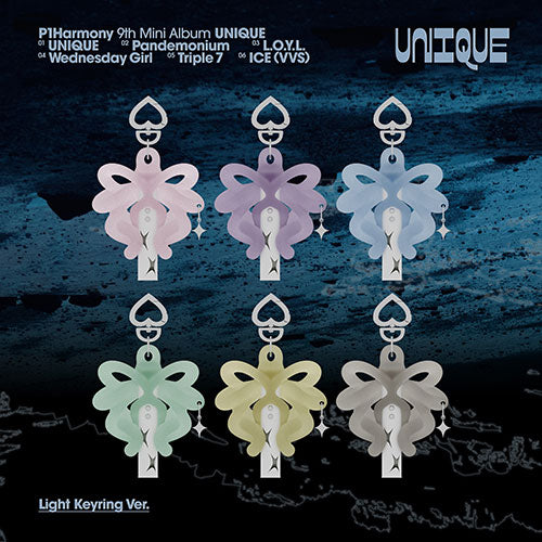 [P1HARMONY] Unique : Light Keyring Ver