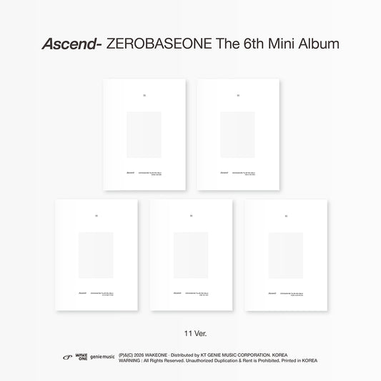 [ZEROBASEONE] Ascend- : 11 Ver
