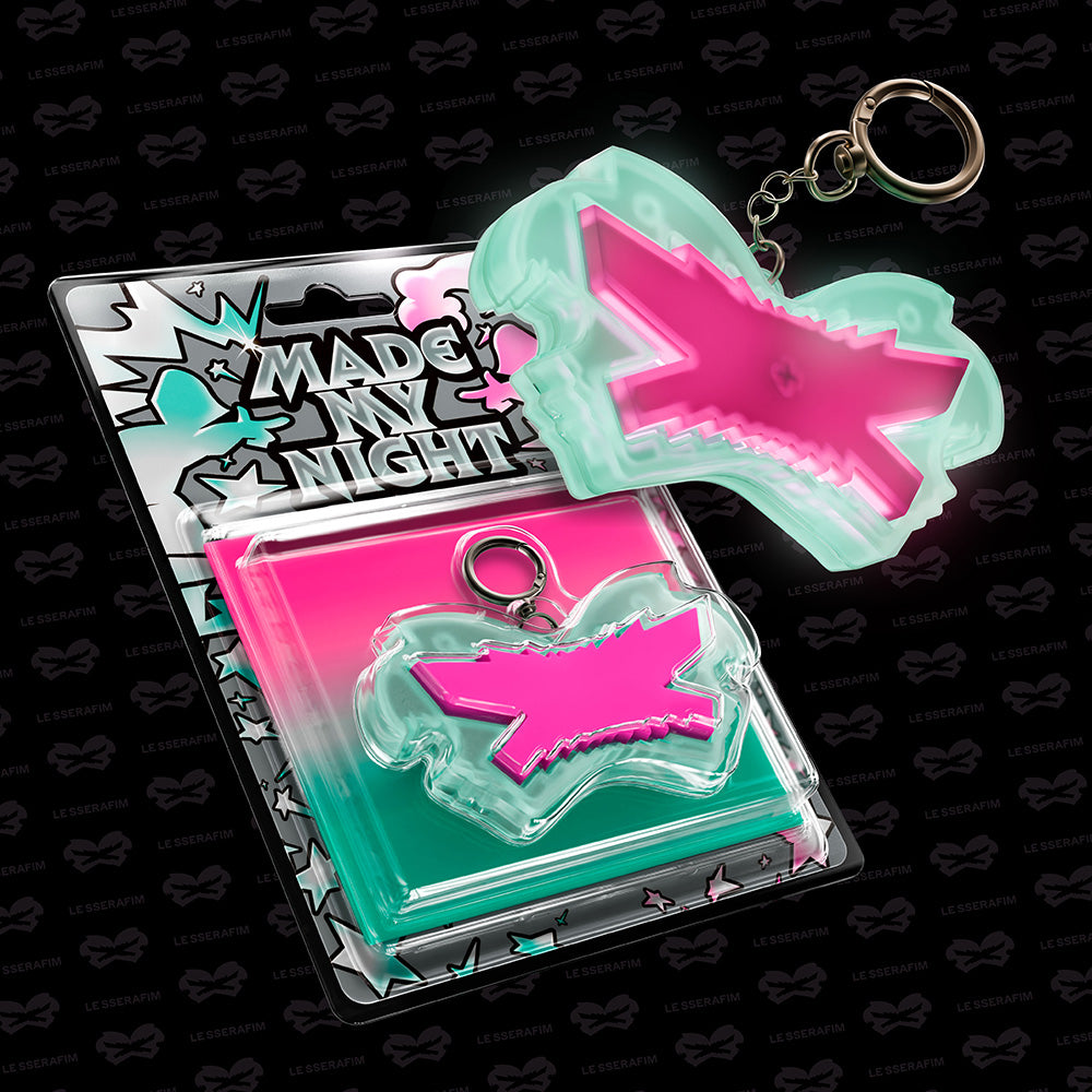 [LE SSERAFIM] 'Made My Night' Chemical Night : Glow Clicker Keychain