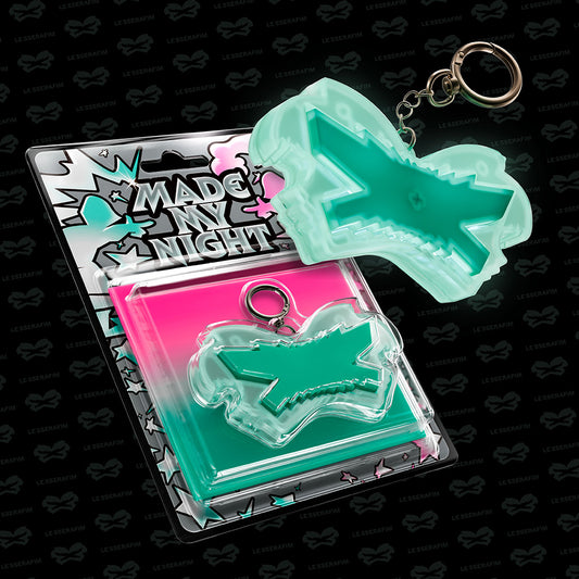 [LE SSERAFIM] 'Made My Night' Chemical Night : Glow Clicker Keychain