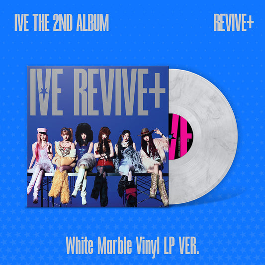 [IVE] REVIVE+ : White Marble Vinyl LP Ver