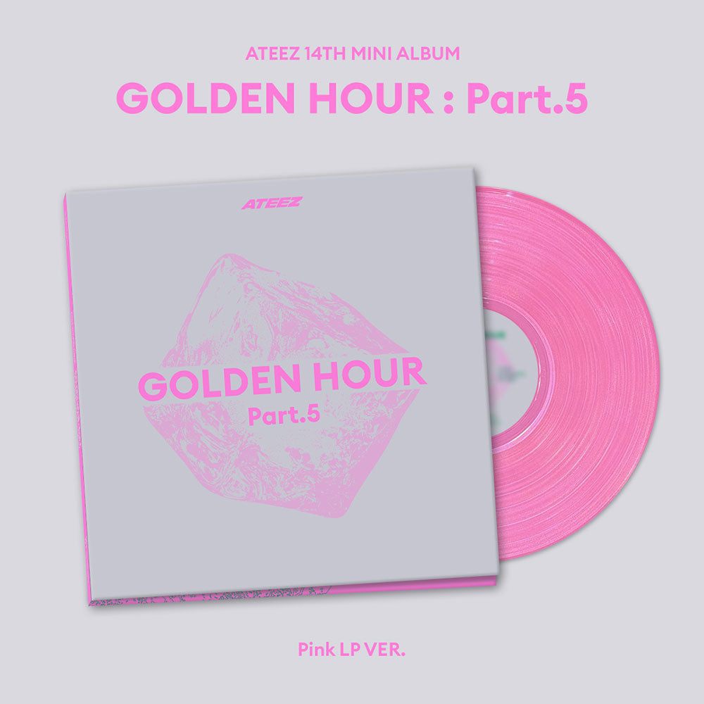 [ATEEZ] Golden Hour Pt.5 : Pink LP Ver
