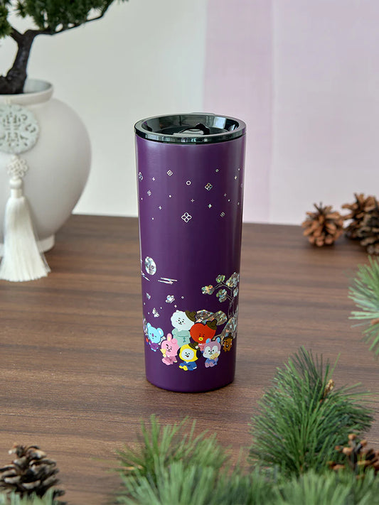 [BT21] Premium K Edition Mother-of-pearl Graphic Tumbler