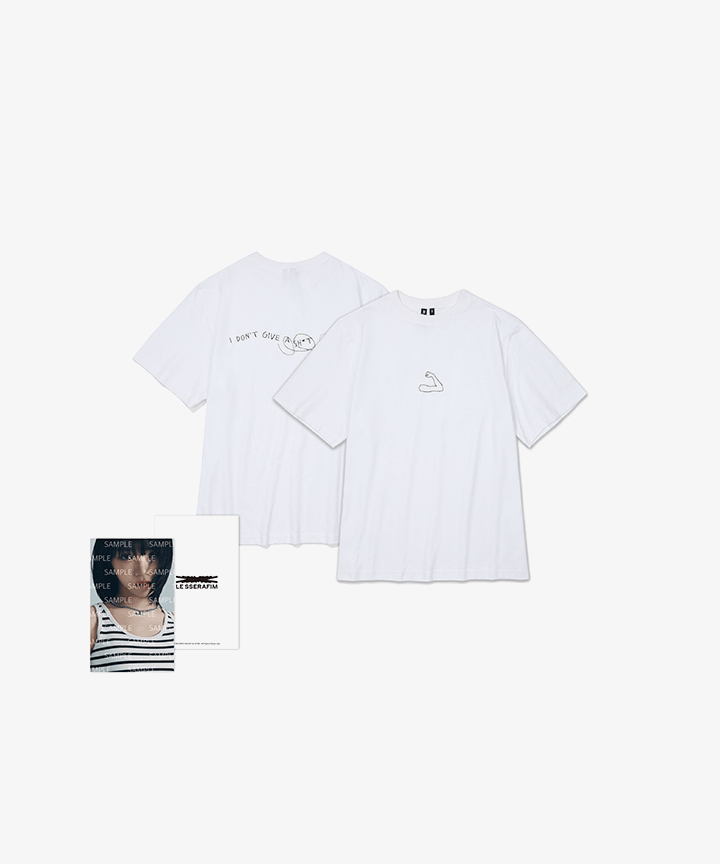 [LE SSERAFIM] 2023 S/S Pop Up : S/S T-Shirt (White)