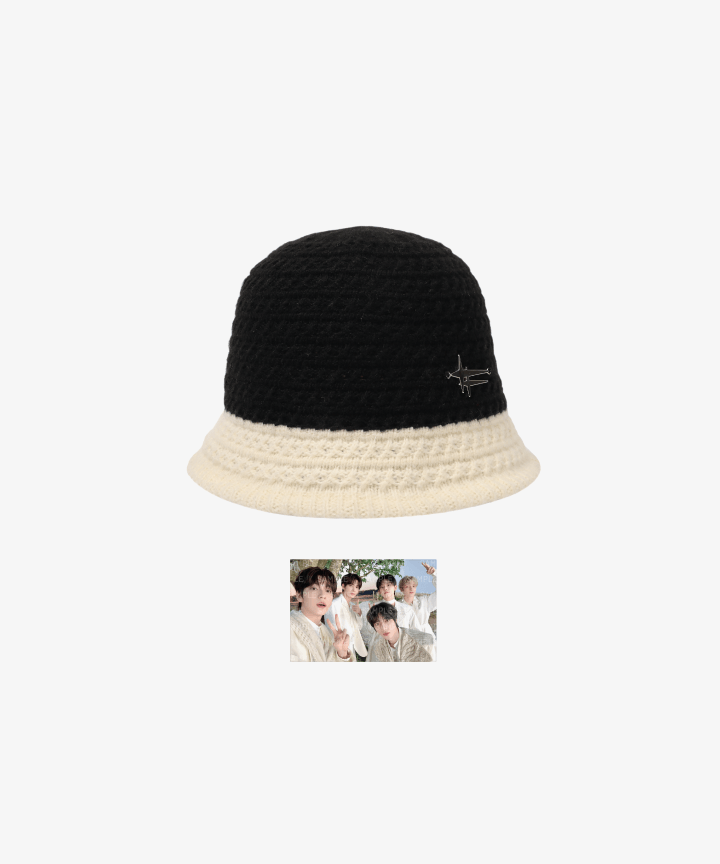 [TXT] World Tour : <Act : Promise> : Knit Bucket Hat (Black)