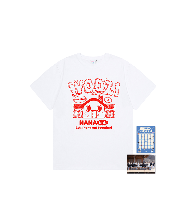 SEVENTEEN NANA bnb ミンギュ　Tシャツ　Lサイズ NANA bnb WITH SEVENTEEN Official GOODS MD MINGYU T-Shirt L