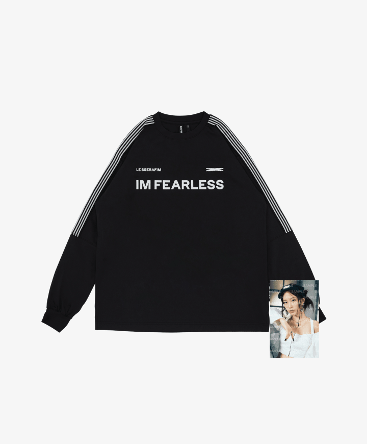 [LE SSERAFIM] Jersey L/S T-Shirt (Black)