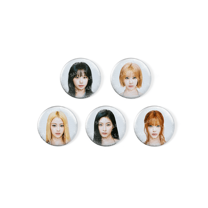 [LE SSERAFIM] Tour : Pureflow : Lucky Draw (Photo Can Badge)